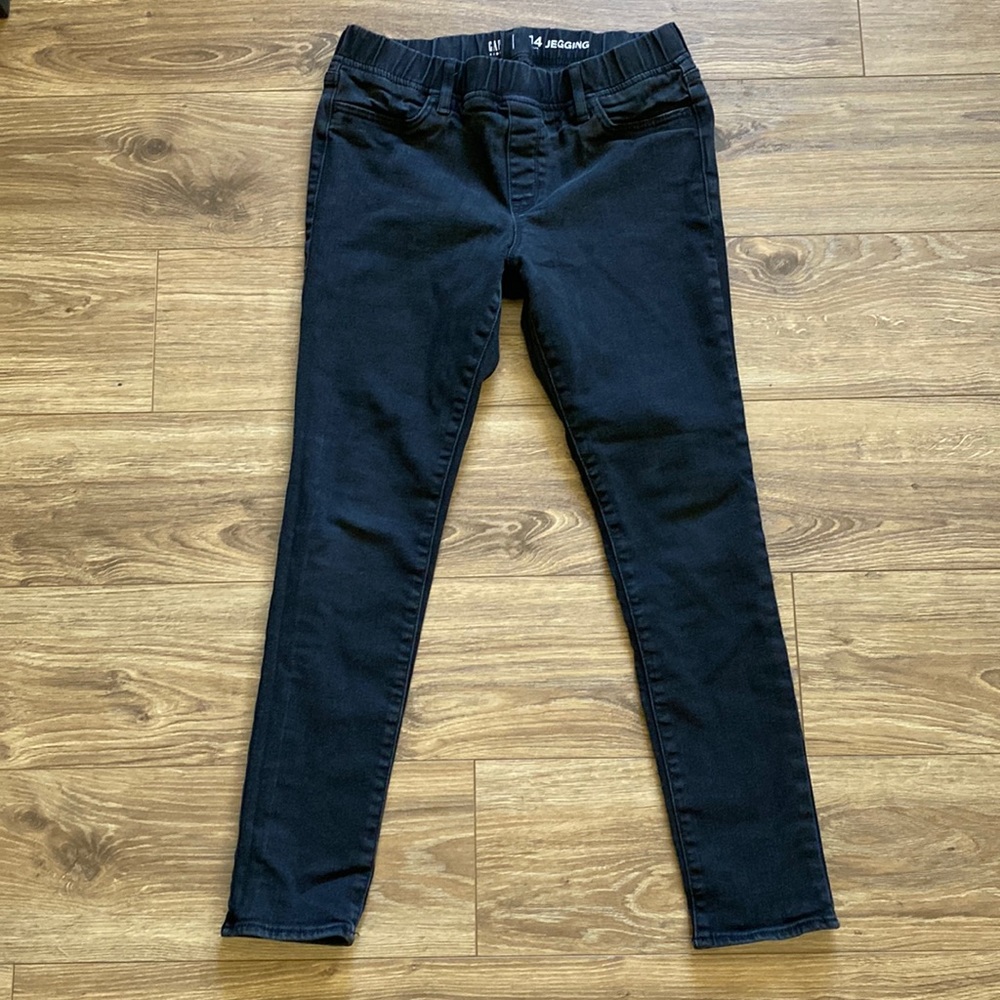 14 Plus Gap girls stretchy denim jean jeggings ❤️☺️